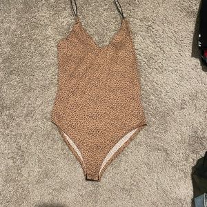 Cheetah print bodysuit